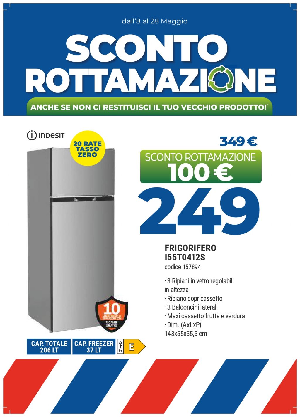 FRIGO INDESIT I55T0412S